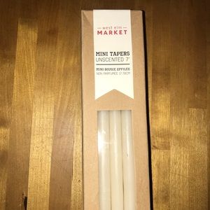 West Elm Mini Tapers 7”